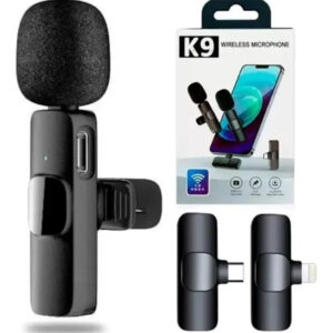 Inicio microfono de solapa inalambrico k9